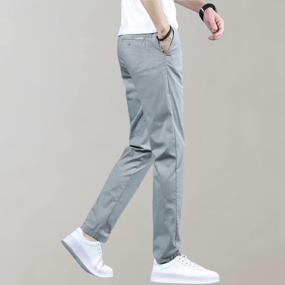 Chino kalhoty s flexibilním materiálem pro muže
