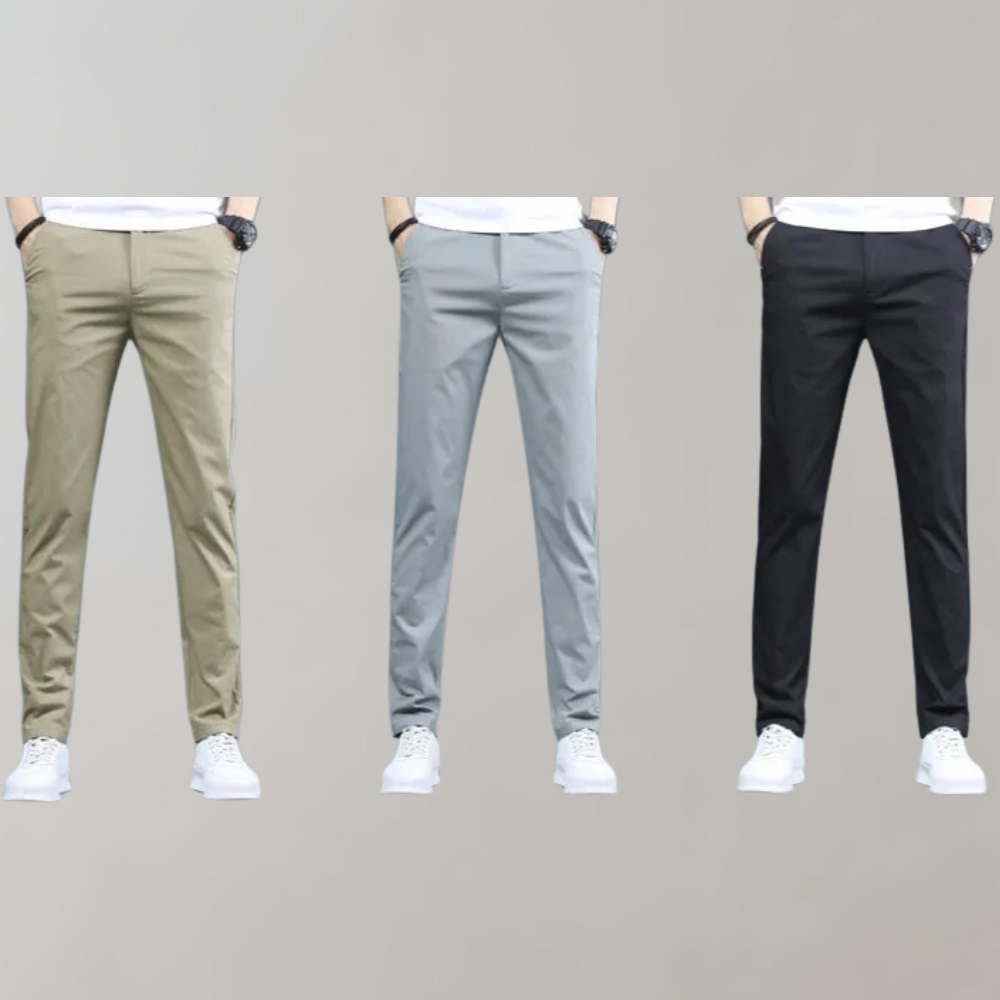 Chino kalhoty s flexibilním materiálem pro muže