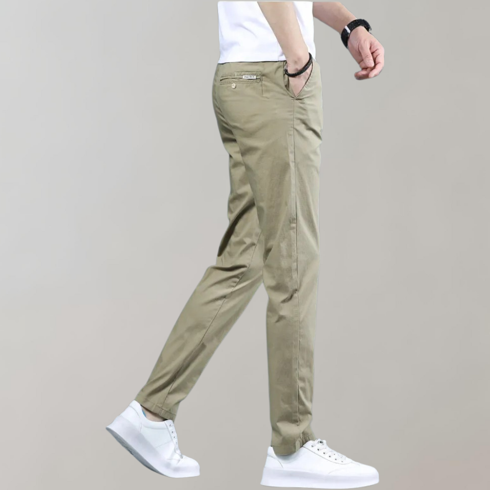 Chino kalhoty s flexibilním materiálem pro muže