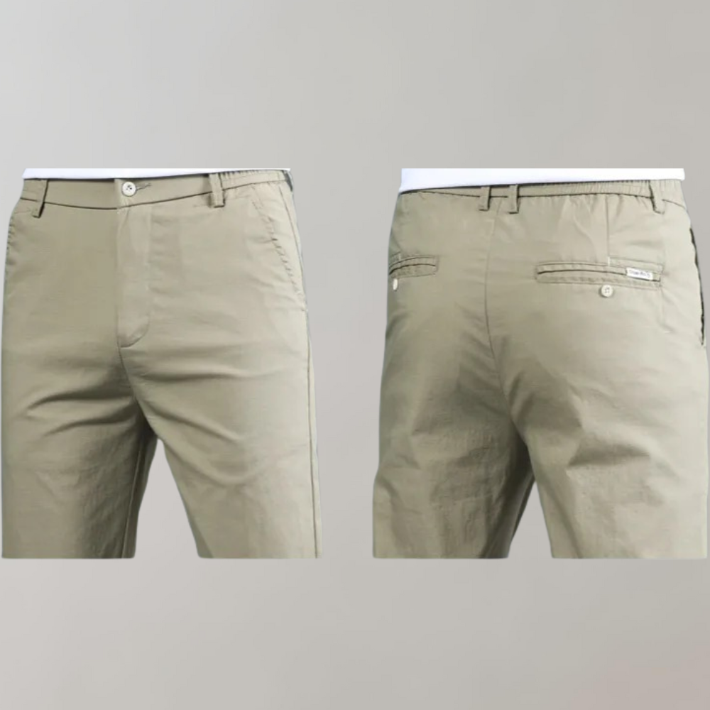 Chino kalhoty s flexibilním materiálem pro muže