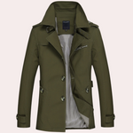 Trenchcoat s elegantním designem a kvalitním materiálem pro muže