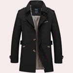 Trenchcoat s elegantním designem a kvalitním materiálem pro muže