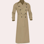 Trenchcoat s nadčasovým designem a vodoodpudivostí pro muže